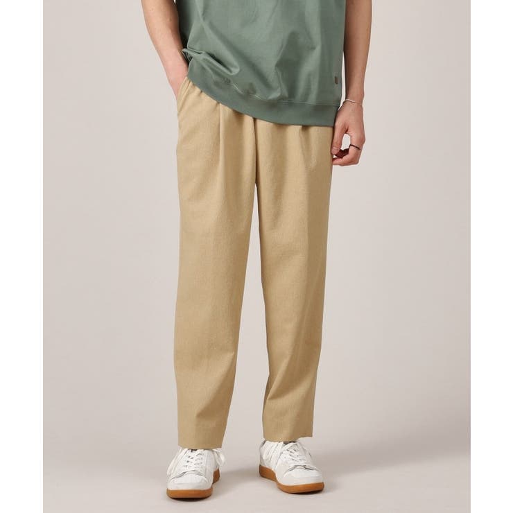 ピンクベージュ(053) | 【多機能】リネンライクカルゼ イージーパンツ | TAKEO KIKUCHI