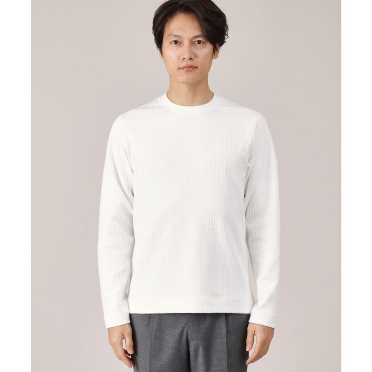 【Made in JAPAN】千鳥柄 ストレッチ プルオーバー | TAKEO KIKUCHI | 詳細画像18 