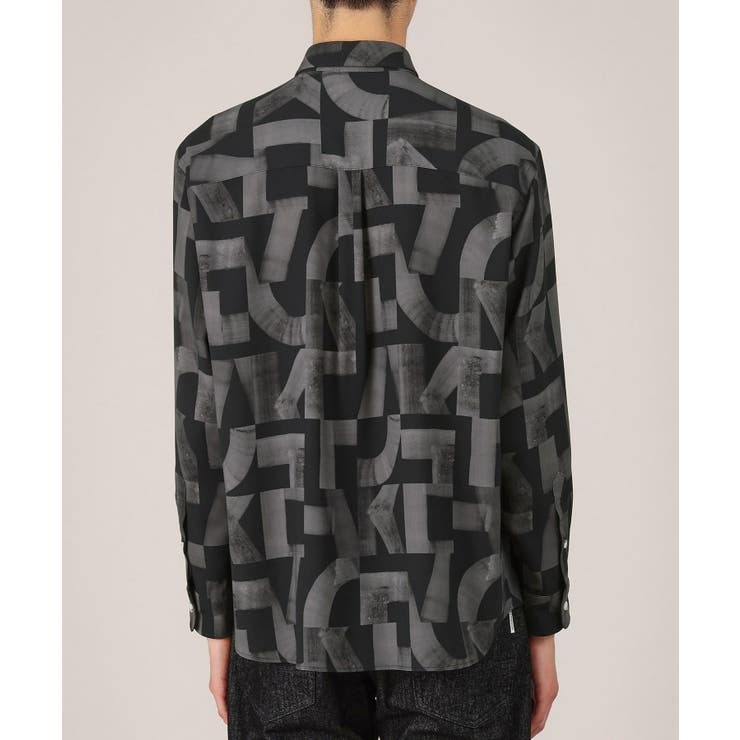 【Made in JAPAN】スライドパズル柄 シャツ | TAKEO KIKUCHI | 詳細画像4 