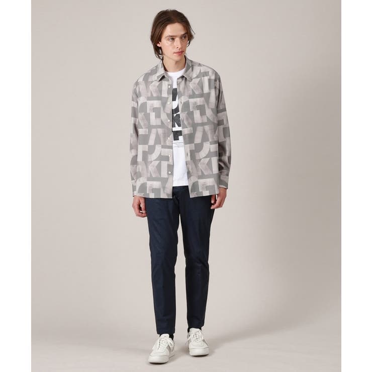 【Made in JAPAN】スライドパズル柄 シャツ | TAKEO KIKUCHI | 詳細画像23 