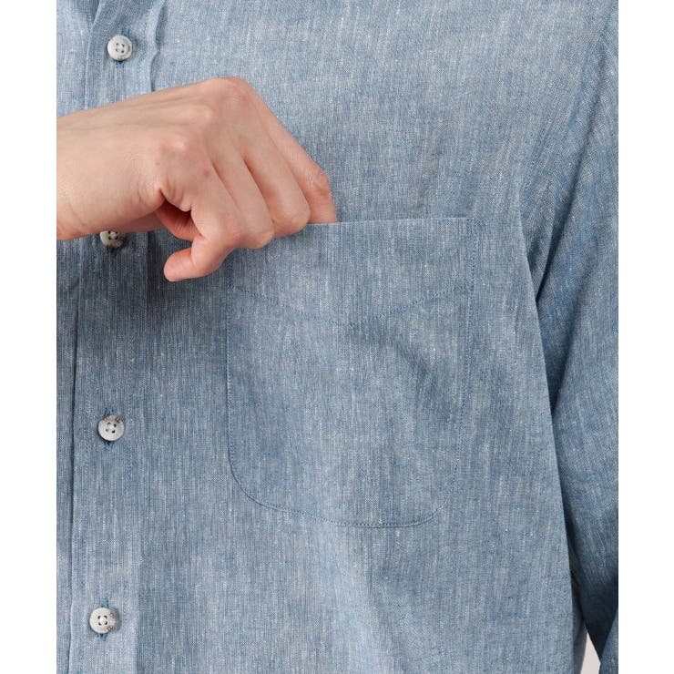 ハイブリッド リネン 7分袖 シャツ | TAKEO KIKUCHI | 詳細画像9 