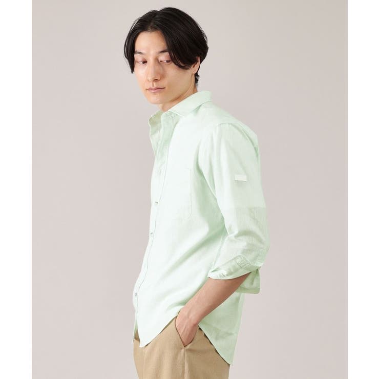 ハイブリッド リネン 7分袖 シャツ | TAKEO KIKUCHI | 詳細画像18 