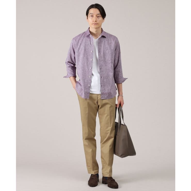 ハイブリッド リネン 7分袖 シャツ | TAKEO KIKUCHI | 詳細画像24 