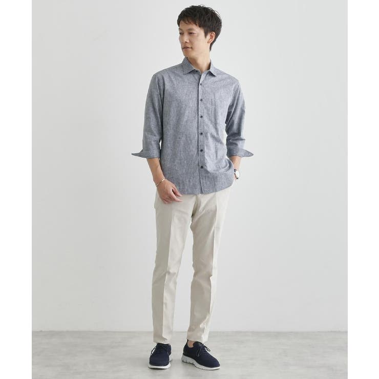 ハイブリッド リネン 7分袖 シャツ | TAKEO KIKUCHI | 詳細画像33 