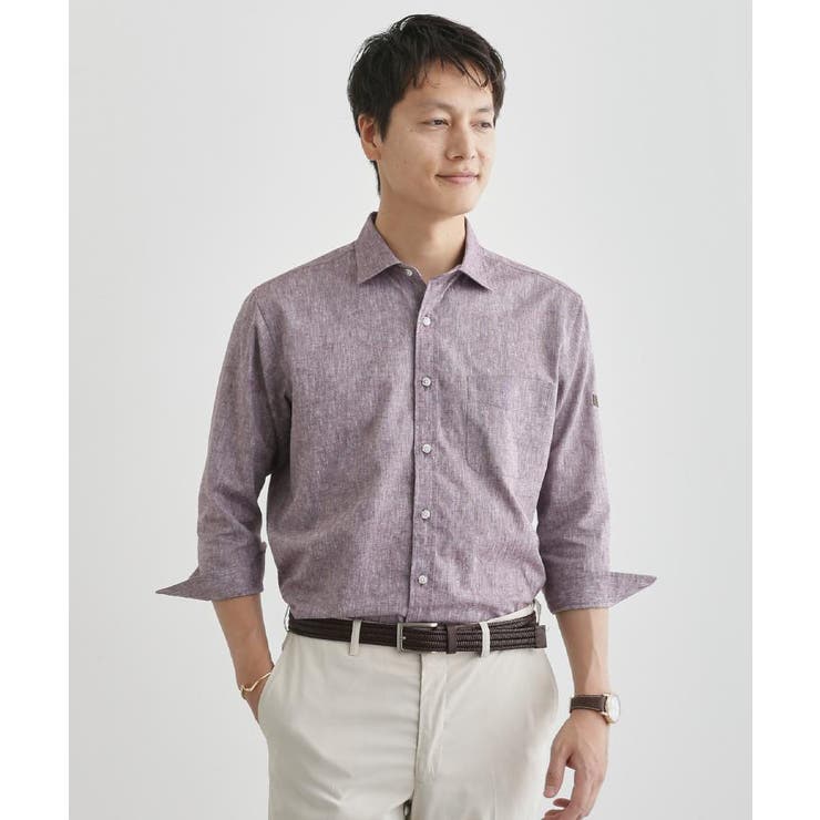 ハイブリッド リネン 7分袖 シャツ | TAKEO KIKUCHI | 詳細画像25 
