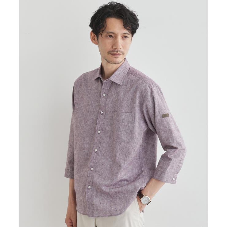 ハイブリッド リネン 7分袖 シャツ | TAKEO KIKUCHI | 詳細画像27 