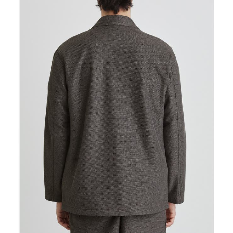 【尾州織】後染め ドビーメッシュ ショール羽織り | TAKEO KIKUCHI | 詳細画像4 