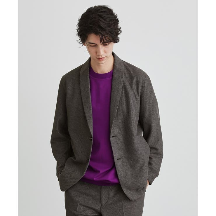 【尾州織】後染め ドビーメッシュ ショール羽織り | TAKEO KIKUCHI | 詳細画像20 