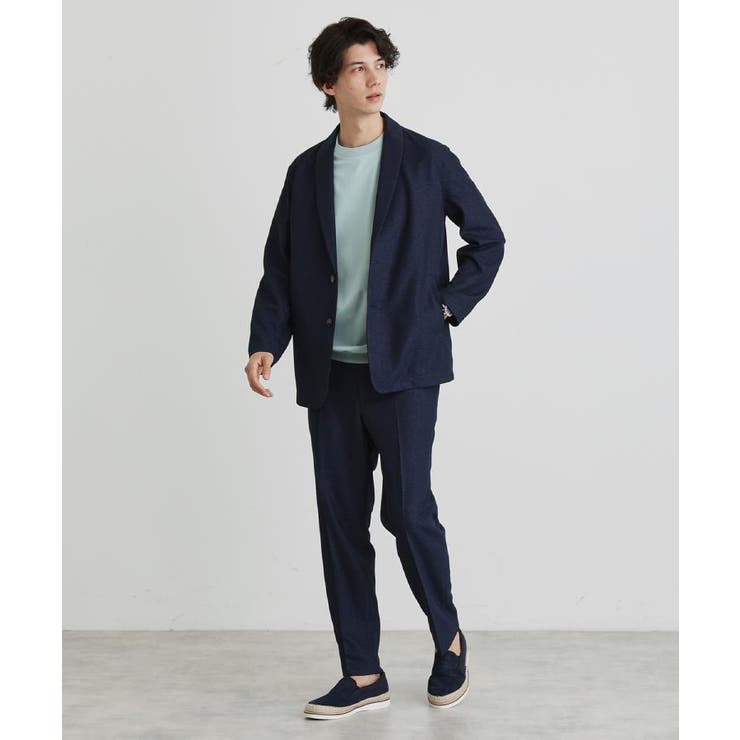 【尾州織】後染め ドビーメッシュ ショール羽織り | TAKEO KIKUCHI | 詳細画像23 