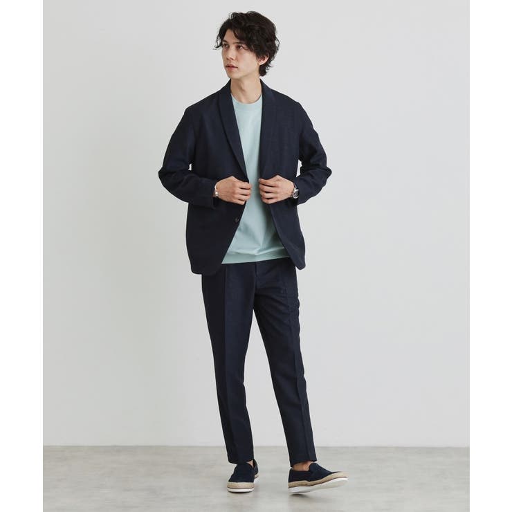 【尾州織】後染め ドビーメッシュ イージーパンツ | TAKEO KIKUCHI | 詳細画像16 