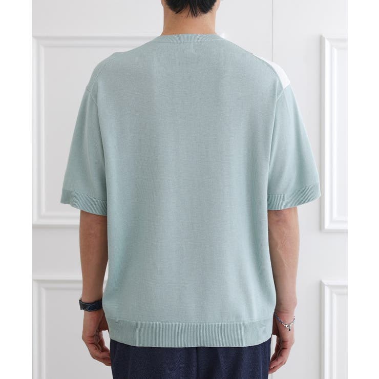 カラーブロッキング プルオーバー ニット | TAKEO KIKUCHI | 詳細画像4 