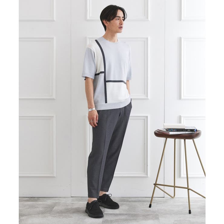 カラーブロッキング プルオーバー ニット | TAKEO KIKUCHI | 詳細画像10 