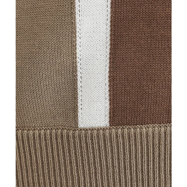 カラーブロッキング プルオーバー ニット | TAKEO KIKUCHI | 詳細画像17 