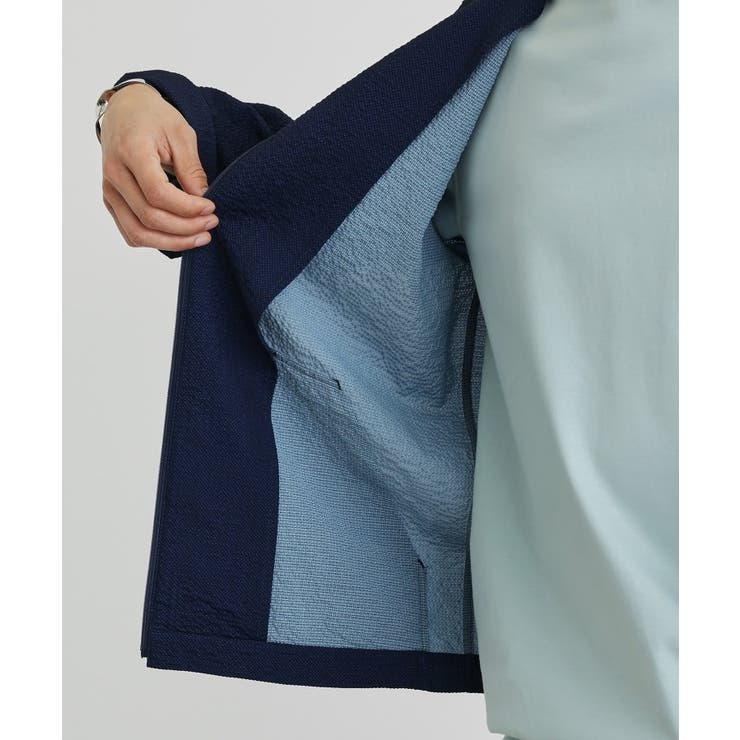 【軽羽織】リップル プリント シャツパーカ | TAKEO KIKUCHI | 詳細画像8 