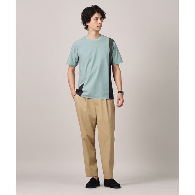 【Sサイズ～】サイド切替え 半袖カットソー | TAKEO KIKUCHI | 詳細画像1 