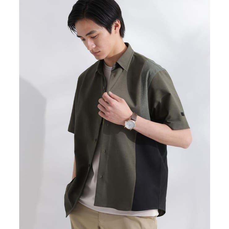 サイド切り替え 半袖シャツ | TAKEO KIKUCHI | 詳細画像22 