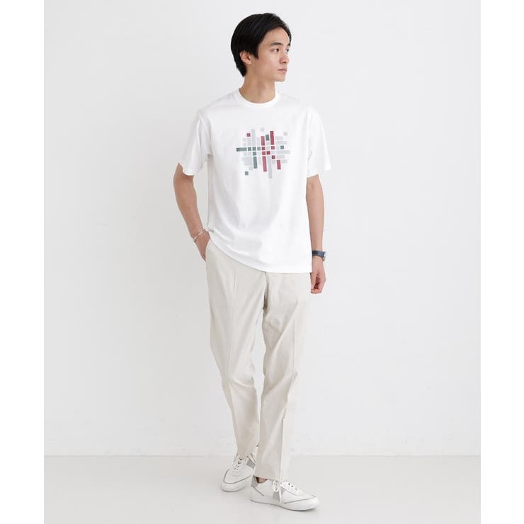 モザイクロゴ ポンチTシャツ | TAKEO KIKUCHI | 詳細画像10 