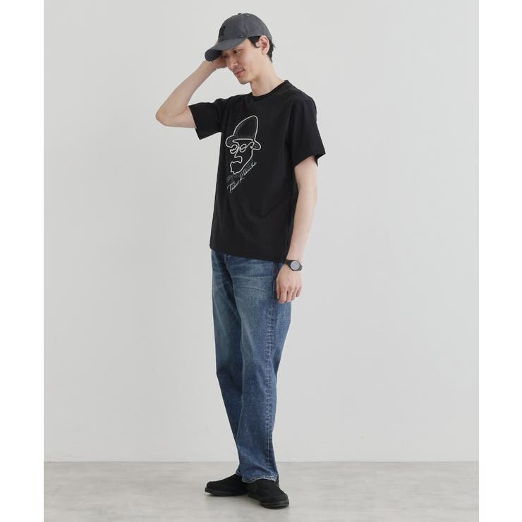 【Sサイズ～】フェイスロープ刺繍 天竺Tシャツ | TAKEO KIKUCHI | 詳細画像14 