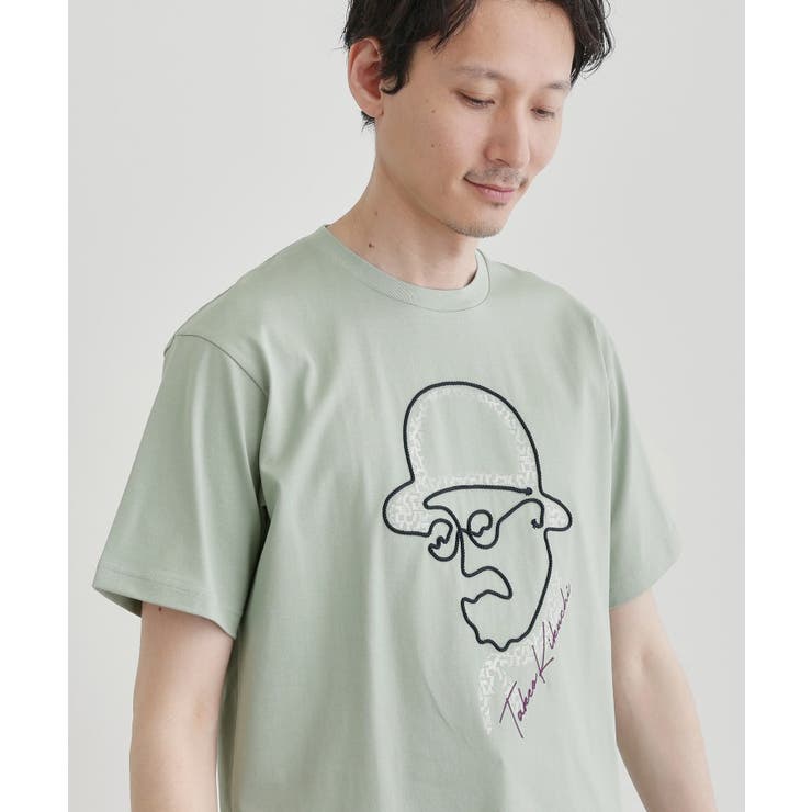 【Sサイズ～】フェイスロープ刺繍 天竺Tシャツ | TAKEO KIKUCHI | 詳細画像24 