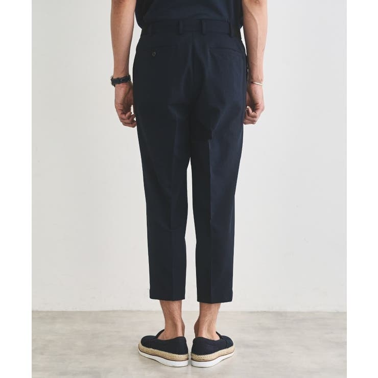 サッカーストライプ サイドゴアウエスト 8分丈 パンツ | TAKEO KIKUCHI | 詳細画像4 