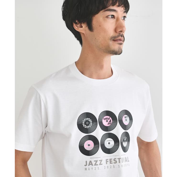 レコードプリント 天竺 Tシャツ | TAKEO KIKUCHI | 詳細画像11 