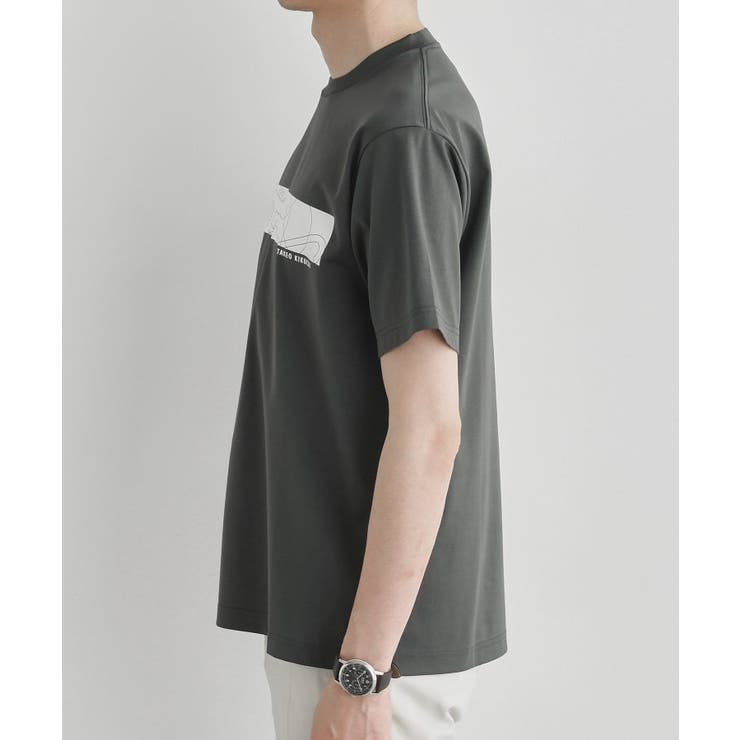 バープリントポンチTシャツ | TAKEO KIKUCHI | 詳細画像3 