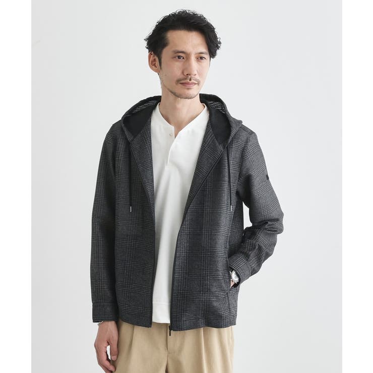 【軽羽織】カラミ織り フード羽織りシャツ | TAKEO KIKUCHI | 詳細画像24 