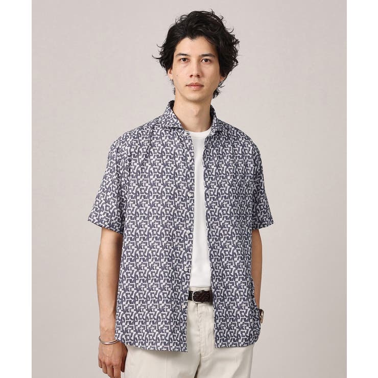 マイクロパズル柄 半袖シャツ | TAKEO KIKUCHI | 詳細画像10 