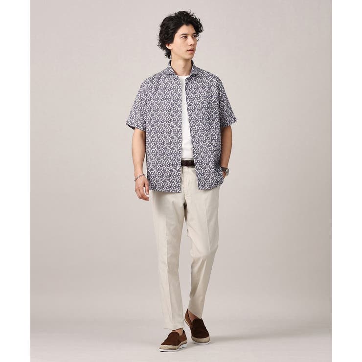 マイクロパズル柄 半袖シャツ | TAKEO KIKUCHI | 詳細画像11 