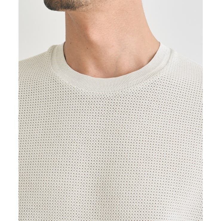 テクスチャーニット コンビ カットソー | TAKEO KIKUCHI | 詳細画像5 