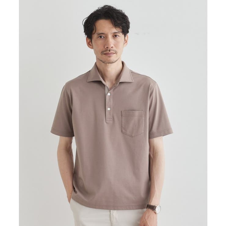 トープ(054) | 【LIMITED】アイスクリアコットンポンチポロシャツ | TAKEO KIKUCHI