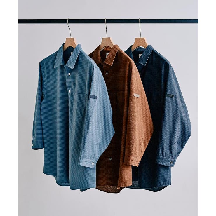 【COOL CITY WEAR】DotAir（R）サッカー シャツ | TAKEO KIKUCHI | 詳細画像1 