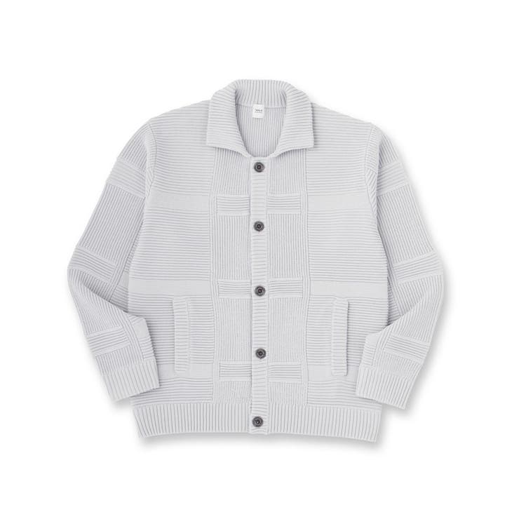 畦編みチェック ニットカーディガン | TAKEO KIKUCHI | 詳細画像3 