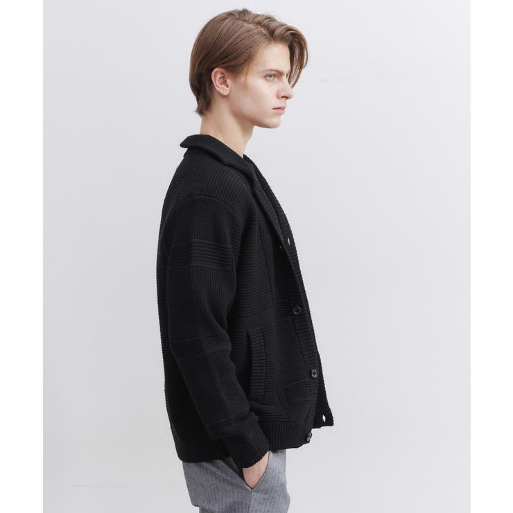 畦編みチェック ニットカーディガン | TAKEO KIKUCHI | 詳細画像11 