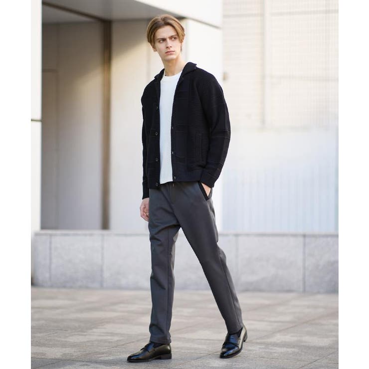 畦編みチェック ニットカーディガン | TAKEO KIKUCHI | 詳細画像2 