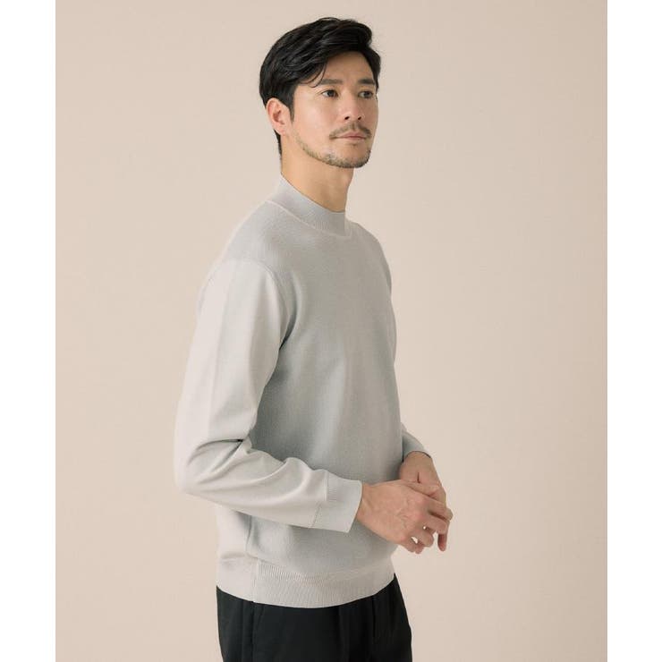 モックネック 鹿の子 ニット プルオーバー | TAKEO KIKUCHI | 詳細画像32 