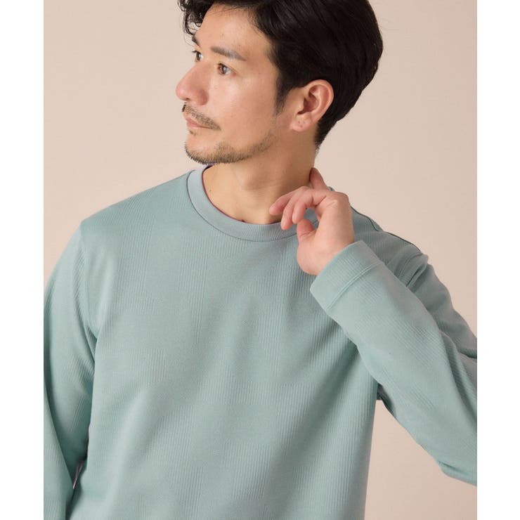 【尾州ファブリック】ジャガードカットソー | TAKEO KIKUCHI | 詳細画像20 