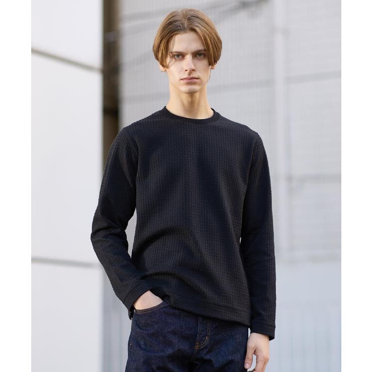 千鳥柄 ストレッチ プルオーバー | TAKEO KIKUCHI | 詳細画像24 