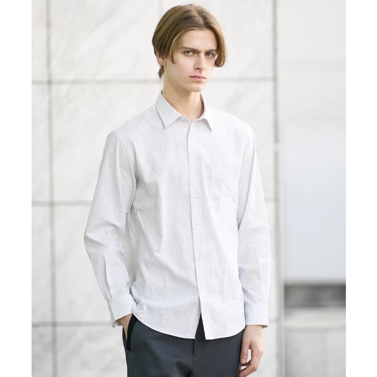 播州 ドビーストライプ フラワーシャツ | TAKEO KIKUCHI | 詳細画像34 