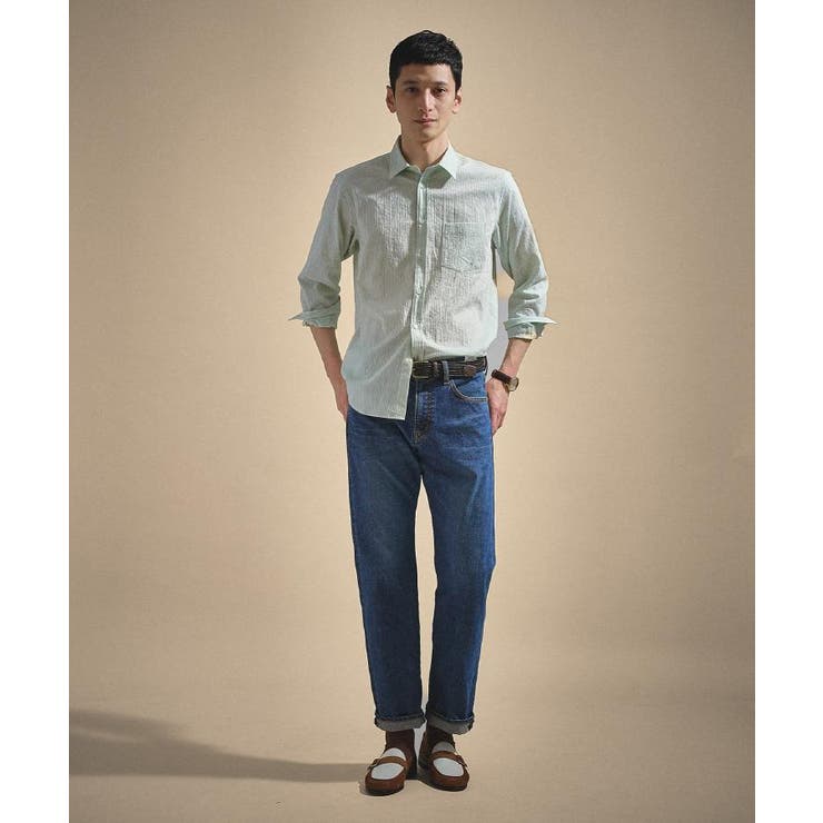 播州 ドビーストライプ フラワーシャツ | TAKEO KIKUCHI | 詳細画像47 