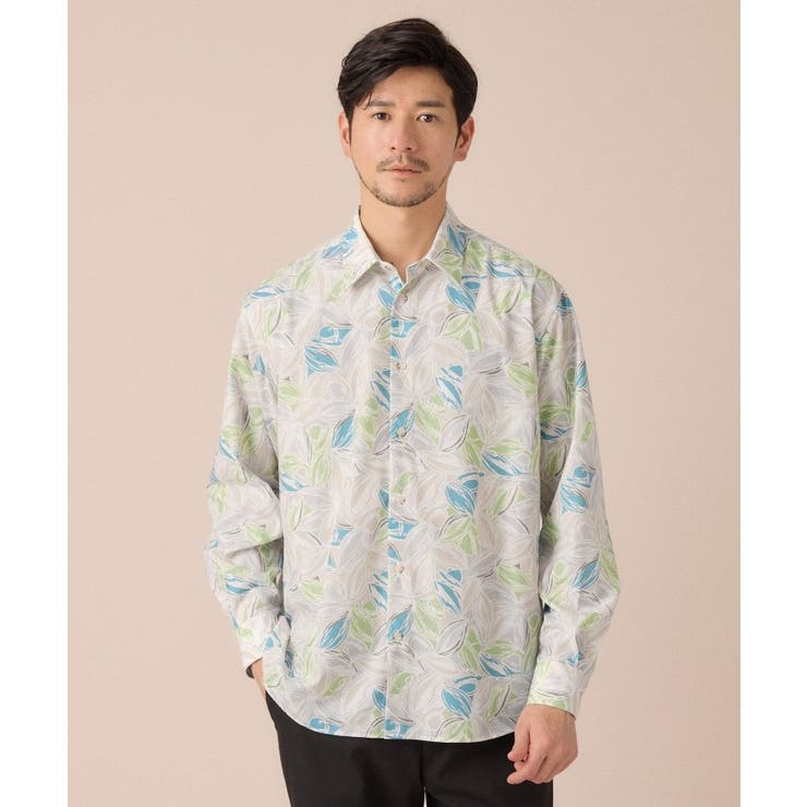 カカオ柄プリントシャツ | TAKEO KIKUCHI | 詳細画像11 