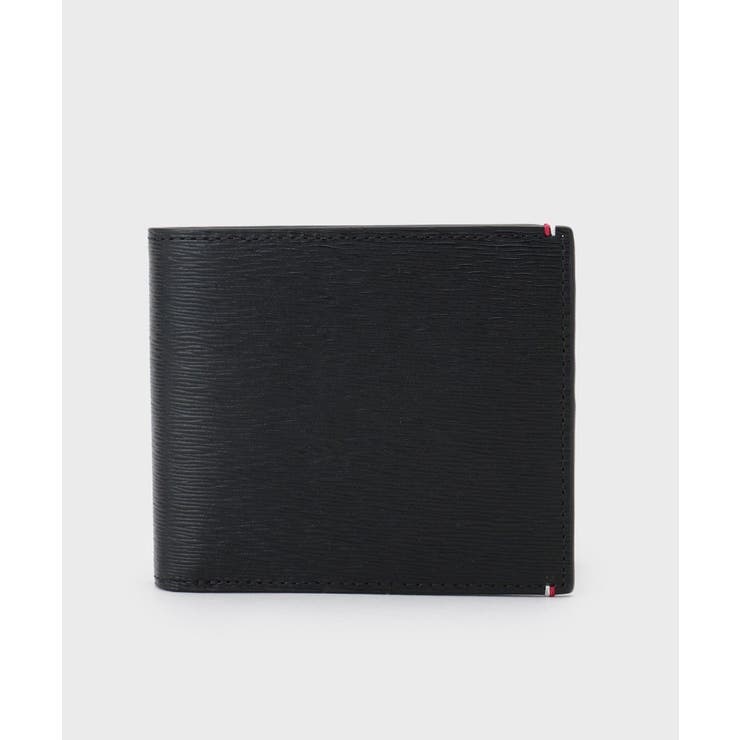 ブラック(019) | 水シボレザー2つ折り財布 | TAKEO KIKUCHI