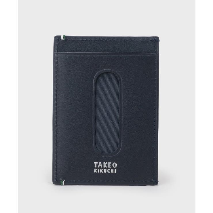 ネイビー(094) | 水シボレザー単パスケース | TAKEO KIKUCHI