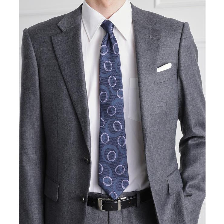 【縁起の良いネクタイ】PNJ 巴（ともえ）紋ジオメトリックネクタイ | TAKEO KIKUCHI | 詳細画像7 