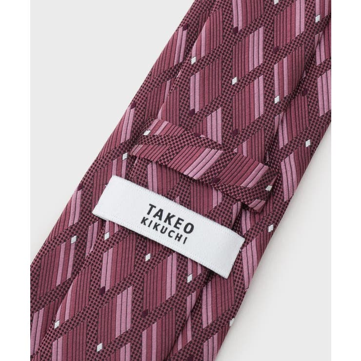 【縁起の良いネクタイ】PNJ 菱紋ネクタイ | TAKEO KIKUCHI | 詳細画像5 