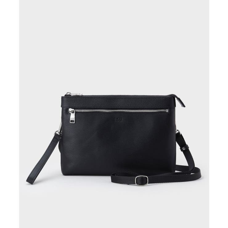 ブラック(019) | レザー2WAYクラッチバッグ | TAKEO KIKUCHI