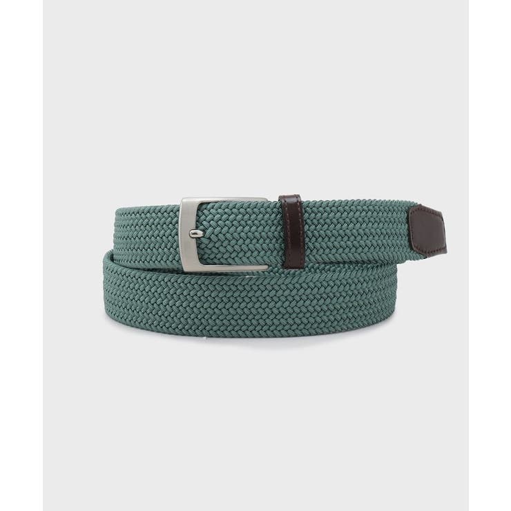 グリーン(022) | 【Made in JAPAN】ドモドソーラ ゴムメッシュベルト | TAKEO KIKUCHI