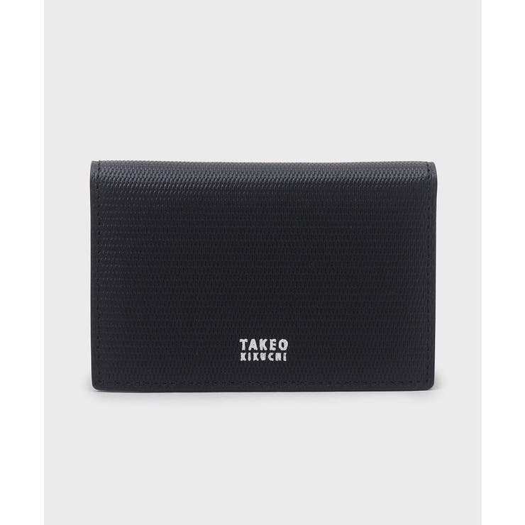 【ソフト＆ナチュラル】ミニメッシュ レザー 名刺入れ | TAKEO KIKUCHI | 詳細画像1 