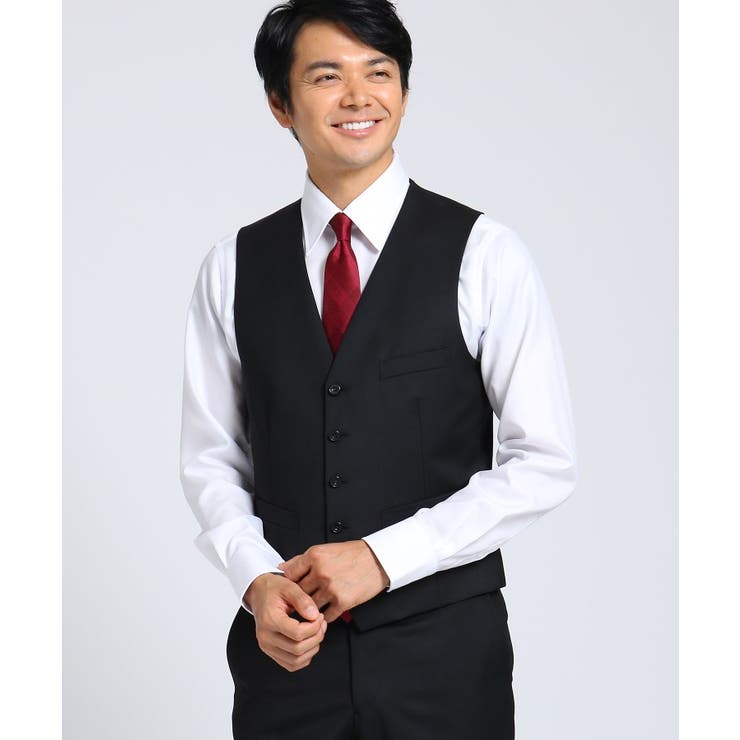 ブラック(019) | 【J∞QUALITY】サージベスト Fabric by | TAKEO KIKUCHI