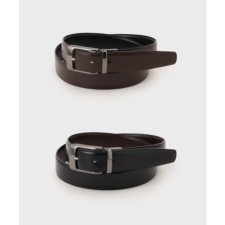 ブラック(919) | 【リバーシブル/Made in JAPAN】レザー ドレスベルト | TAKEO KIKUCHI